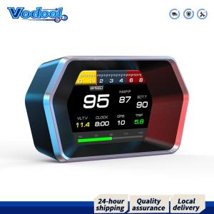 จอแสดงผลหัวขึ้นบนรถยนต์แบบพกพาพร้อม GPS และระบบคู่ จอ LCD สีสันสดใส 7 นิ้ว สำหรับการนำทางและความปลอดภัย