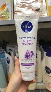Nivea sữa dưỡng thể dưỡng trắng serum ban đêm 200ml