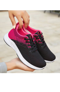 Síḿplé Fâshíõñ Ladies Sport’s Shoes Kasut Outdoor Breathable Wanita Sneakers