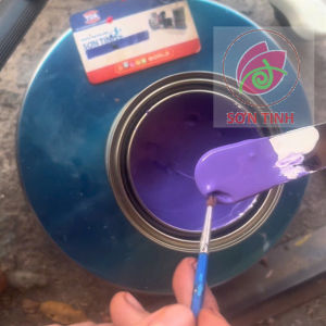 Sơn sắt mạ Kẽm Màu TÍM Lavender mộn mơ 1K Epoxy Thada sơn gỗ sắt thép mạ kẽm