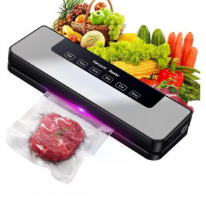 Heavy Duty Vacuum Sealer Machine Dry/Wet Food Packaging Vacuum Sealing Bag Smart Touch Kitchen Tool