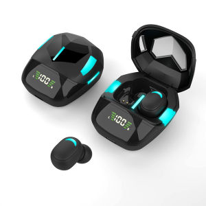 LS Bluetooth 5.0 Headset Bilateral Stereo Waterproof Bluetooth Headset Gaming Bluetooth Headset Binaural Insensitive Delay High Sound Quality Sports Running Fitness Wireless Headset Gaming Headset Mobile Universal Bluetooth Headset