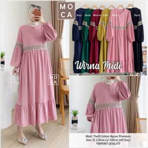 MIDI DRESS WIRNA ld 100 BY ORIGINAL MOCA