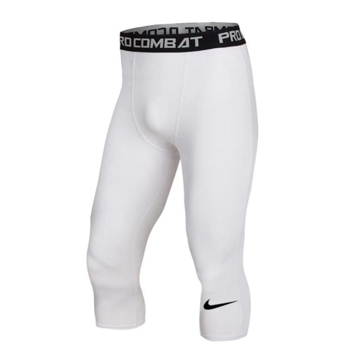 3/4 Basketball Compression Pants Tights for Youth Boys & Men - White -  CC18G2IX9MG Size X-Small | Basketball compression pants, Compression pants,  Mens sports tights