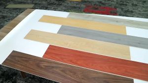 4mm SPC Click Flooring Stone Piso Rigid Core Interlocking Click PVC Vinyl Flooring Tiles Plastic Flooring