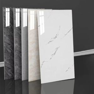 MUSASI Imitation Ceramic Tile Self Adhesive Tile Sticker 30x60cm Waterproof PVC Tile Decoration Sticker Moisture-Proof Imitation Marble Wall Sticker Home Decoration