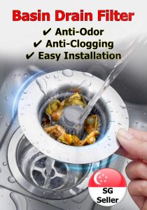 [SG] Basin Drain Filter Anti-Odor Anti-Clogging