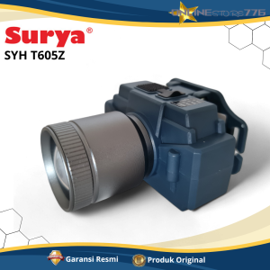 Surya Senter Kepala Zoom SYH T605Z Cahaya Putih Laser LED 60 Watt Water Resistant - GARANSI RESMI