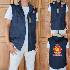 JAKET ROMPI PARTAI GERINDRA TERBARU / JAKET PARTAI PEMILU PARASUT / ROMPI PRIA WANITA / ROMPI CUSTOM SABLON