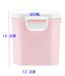 Milk Powder Storage Box Container with Scoop/kids food storage box/feeding utensils/