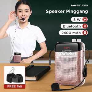 COD TaffSTUDIO Microphone Mic Mik Speaker Pinggang guru mic tour guide Bluetooth Megaphone S26