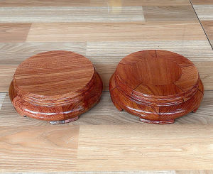 Kỷ Tròn  Đế Tượng  Đôn  gỗ Hương  Cỡ  từ 10 cm đến 26 cm Cao 6 cm