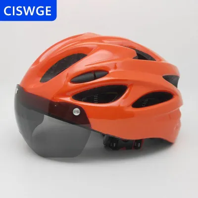 [COD] CISWGE Unisex dành cho người lớn siêu nhẹ xe đạp đi xe đạp Mũ bảo hiểm với kính cho thể thao ngoài trời cưỡi Mũ bảo hiểm