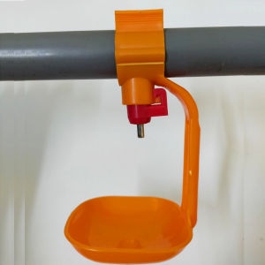 Máng uống tự động cho gà chim cút gắn ống 25 hoặc 27