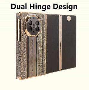 Glitter Luxury Leather For Huawei Mate XT XTs Case Flip Book Hinge Cover