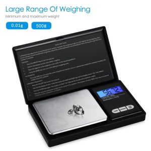 MINI Timbangan Digital 500gr-0.01gr Timbangan Emas Pocket Scale