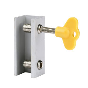 Safety Door Window Lock Restrictor Alloy Adjustable for Kids and Pets Home Security Solution