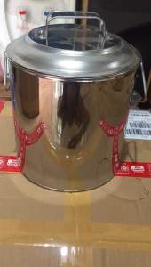 Panci Stainles uk 40 / Dandang Stainles / Panci bulat / Dandang  / Tong Air / Gentong Stainles / Oblong / Panci serba guna / Dandang besar / Bisa Cod / Panci
