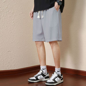 Always Home_Youpik  กางเกงเเฟชั่นขาสั้นลําลอง ใส่ได้หลากหลายสไตล์ ระบายอากาศได้ดี ผ้าลื่นใส่สบาย ฟรีไซร์ LZ-DK011