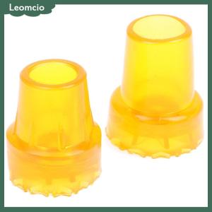 [Leomcio] แผ่นรองพื้นยางกันลื่น19มม. 22มม. 2ชิ้นแผ่นยางทนทานกันลื่นสำหรับไม้เท้าสำหรับงานหนัก