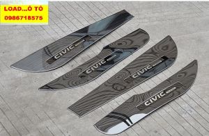 Bộ Ốp Tapli Cánh Cửa Xe Honda Civic 2017-2021 Vân Titan Cao Cấp