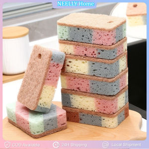 1PC Natural Wood Pulp Sponge Brush Washing Kitchen Small Items Utensils Dishwashing Cleaning Sponges