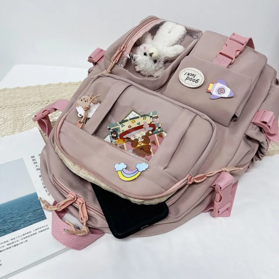 Backpack Aesthetic Girls Teens Cute School Bags Japanese Korean Style New