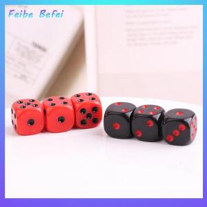 [Feibe Befei] 10pcs Acrylic 16mm Red Black Round Corner High Quality Boutique Game