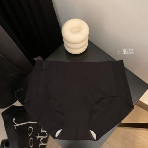 DIVVA Women Panties Ultra-Thin Nude Feel Mid-High Waist Seamless One-Piece Ice Silk Underwear Loose Soft Pants Three-Dimensional Hip Womens Briefs Argy Wormwood Crotch