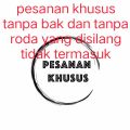 gerobak dorong artco tanpa bak non roda angkong khusus sorong merah. 
