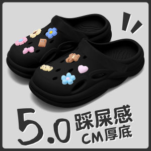 2025 kkl Lidani Womens Clogs 2024 Thick-soled Height-Increasing Non-Slip Breathable Beach Vacation Closed-Toe Sandals for Men Summer