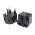 Type G Travel Adapter, Universal Socket to UK Plug Travel Charger Adapter, 2 In 1 Power Converter For Malaysia Singapore HongKong 13A 250V. 