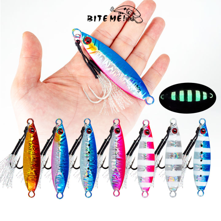 14g 17g 21g 28g 45g 60g 80g 100g Glow Fishing Jigging Saltwater