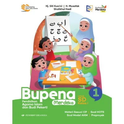 [Erlangga Official] Bupena Merdeka Pendidikan Agama Islam Kelas 1 2 3 4 5 6 Kurikulum Merdeka Revisi