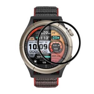 Garmin Vivoactive ฟิล์มกระจกเทมเปอร์ขอบสีดำ HD Vivoactive4 5 Vivoactive4S สำหรับ Garmin Vivoactive 5 4S 4ที่ป้องกันหน้าจอกันรอยขีดข่วน
