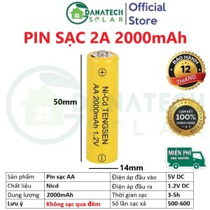 Pin tiểu sạc lại nhiều lần AA AAA NiMH 1.2v chính hãng chất lượng cao dùng cho đồ chơi đồng hồ và thiết bị điện