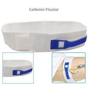 Blue Velcro Elastic Band Drainage Belt Leggings Urine Bag Leggings Fixing Strap Catheter Holder