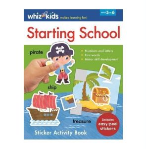 Whiz Kids Kinder Fun Learning Activity Book With Stickers & Colourful Pages For Kids