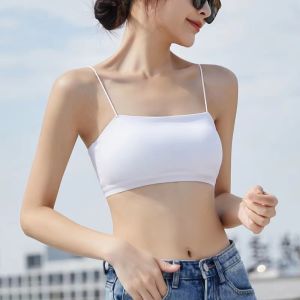 MOMO Women Cotton Seamless Strapless Tube Bra Beauty Back Underwear Comfort tube tops sling Bralette