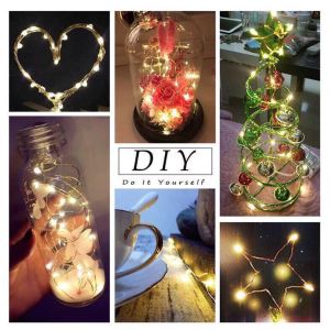 Fairy Light LED String Lights Waterproof String Lights Valentines Day Party Holiday Christmas New Years 3 Modes Battery Operated (Battery included)1M 2M 3M 5M String lights Led Party Decor Light灯串 圣诞灯 童话灯