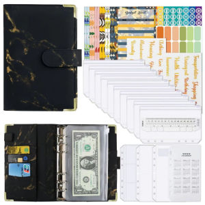 A6 Money Budget Planner Binder with Zipper Envelopes Cash Envelopes for Budgeting personal plan note Wholesale Notebook Spring School Supplies