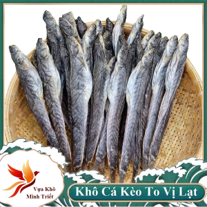khô cá kèo chính gốc Cà Mau vị ngọt tự nhiênthịt dai thơm túi 1kg và 250gr- Vựa Khô Minh Triết