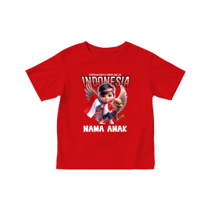 [GRATIS NAMA ANAK] VOL2 Baju kaos kemerdekaan anak laki laki perempuan usia 1-10 tahun / kaos anak costum nama / kaos anank free nama