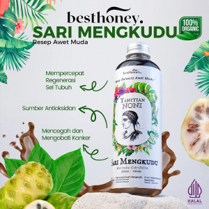 Best Honey  Sari Mengkudu Original  Sari Buah Pace  Herbal  Noni Tahitian  Noni Alami   250 ML