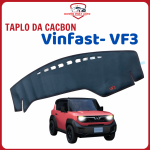Thảm Taplo Carbon Vinfast VF3 Hàng Loại 1 Tấm Che Nắng Taplo VF3 chuẩn khít form xe