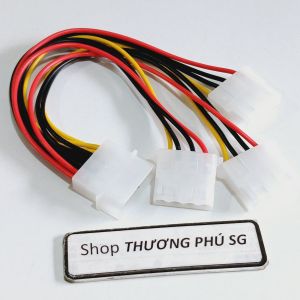 Cáp chia ATA 1 ra 3 (Ata Molex IDE - 4 Pin) / Cáp dài 15Cm