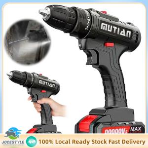 Jocestyle Heavy Duty 28 in 1 Cordless Drill and Electric Screwdriver with Rechargeable Battery for Woodworking and Metalworking