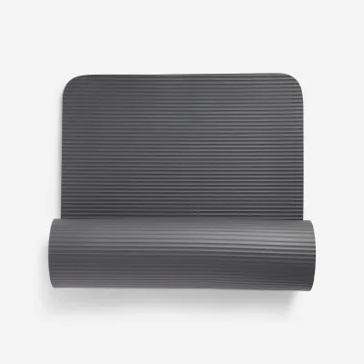 Decathlon Pilates Mat Comfort 900 - 180 cm x 70 cm x 20 mm - Black