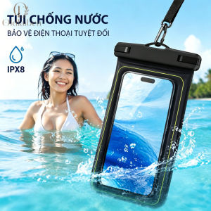 Oldlaiben túi chống nước điện thoại ipx8Độ nhạy cảm ứngKhả năng niêm phong tuyệt vờiCần thiết cho bơi lội và lướt sóng