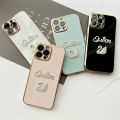Hontinga Casing Case For OPPO Reno 5F Reno 4F Reno 4 4G Reno 4Z 5G Reno 5 5G 4G Reno 5 Pro 5G Case Swan Queen Fashion Solid Color Luxury Chrome Soft TPU Square Phone Case Full Cover Camera Protection Casing Anti Gores Rubber Case. 